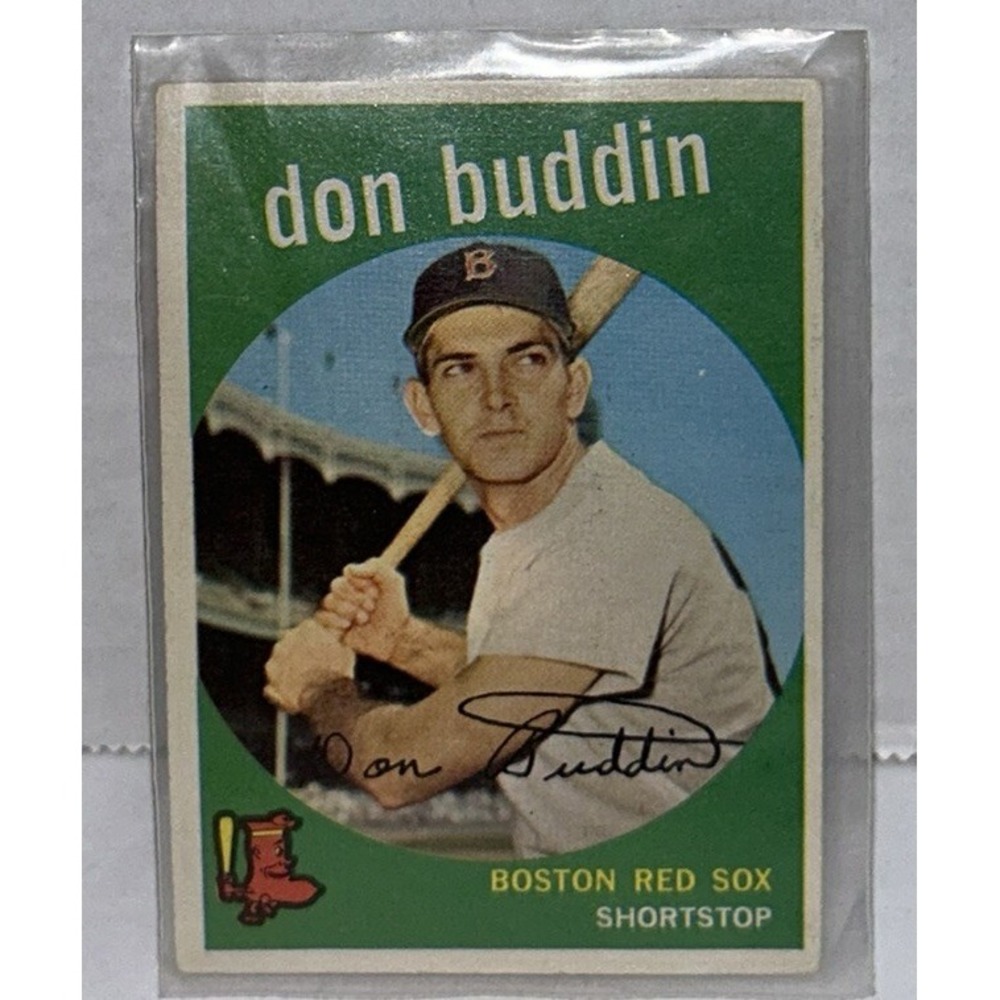 Boston Red Sox 1959 Topps Baseball #32 Don Buddin MLB‎ Shortstop